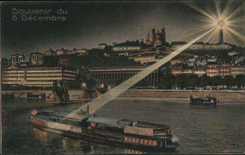 Lyon à Marie, Fête des Lumières, Souvenir du 8 Décembre France