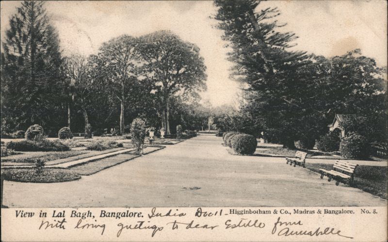 Lal Bagh Botanical Gardens Pathway, Bangalore, India