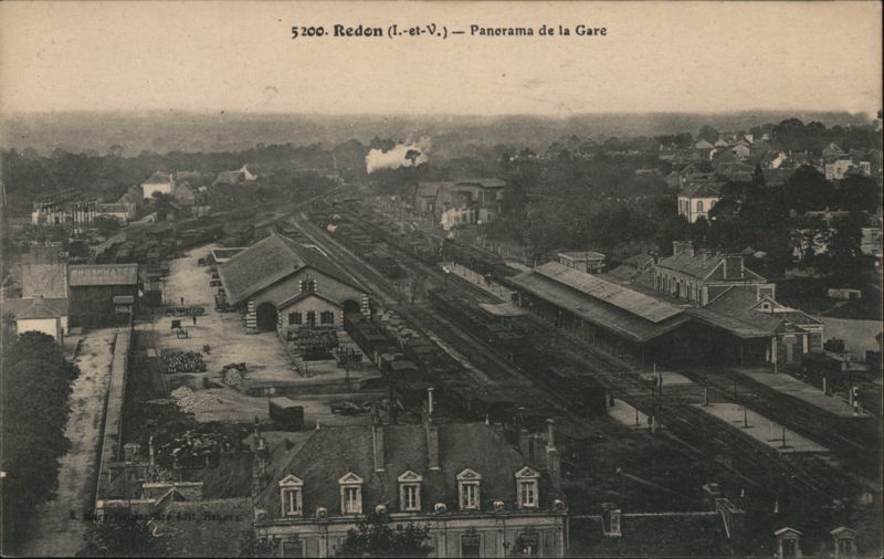 Panorama de la Gare, Redon, France