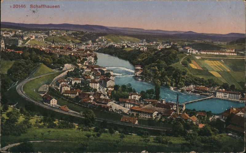 Schaffhausen, Switzerland: Rhine Falls and Town