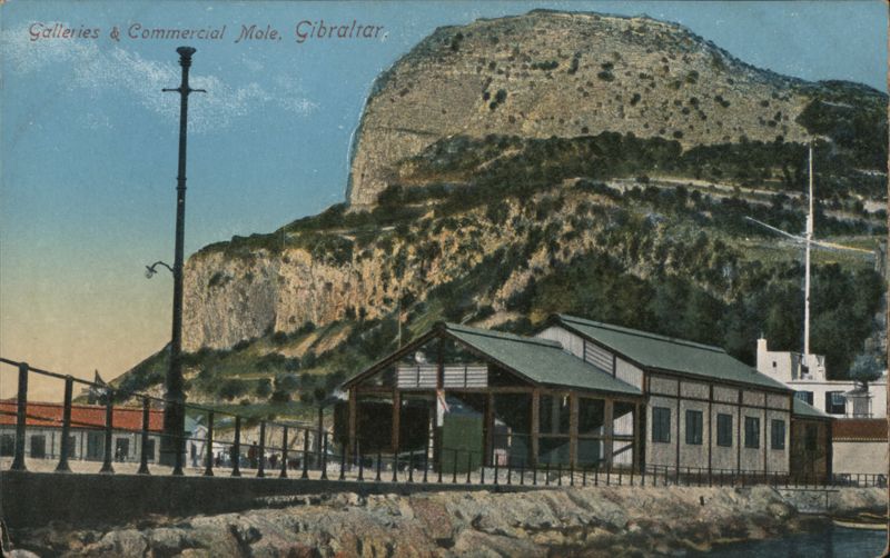 Galleries & Commercial Mole, Gibraltar Spain