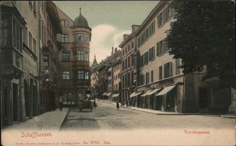 Schaffhausen Vordergasse Street View Switzerland