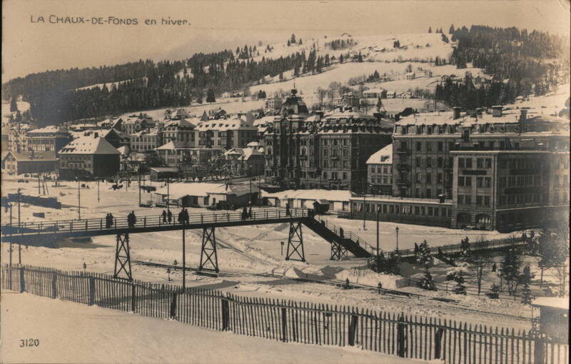 Winter View of La Chaux-de-Fonds, Switzerland