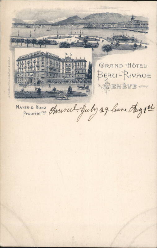 Grand Hôtel Beau-Rivage, Geneva, Switzerland