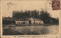 Chateau du Lac, Camiers, Pas-de-Calais, France Postcard