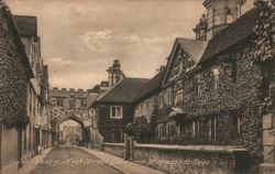 High Street Gate and Matron's College, Salisbury Postcard