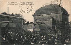 Nantes Jardin des Plantes Grande Serre Botanical Garden Postcard
