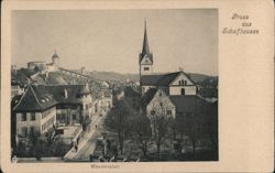 Munsterplatz, Schaffhausen, Switzerland Postcard