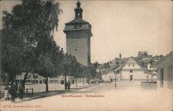 Schaffhausen Schwabentor Tower Postcard