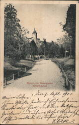 Munot from Moser garden, Schaffhausen Postcard