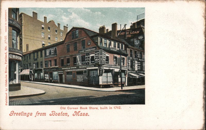 Old Corner Book Store, Boston, MA - Built in 1712 Massachusetts