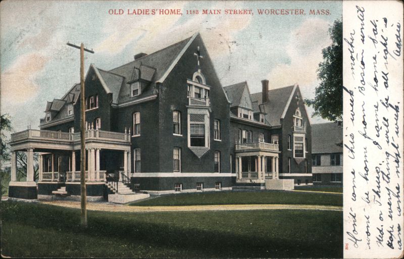 Old Ladies' Home, 1168 Main Street, Worcester, MA Massachusetts