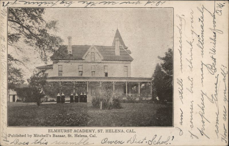 Elmhurst Academy, St. Helena, CA Saint Helena California