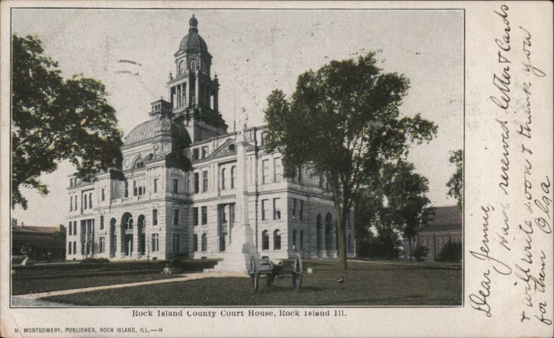 Rock Island County Court House, Rock Island, IL Illinois