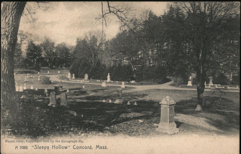 Sleepy Hollow Cemetery, Concord, MA Massachusetts