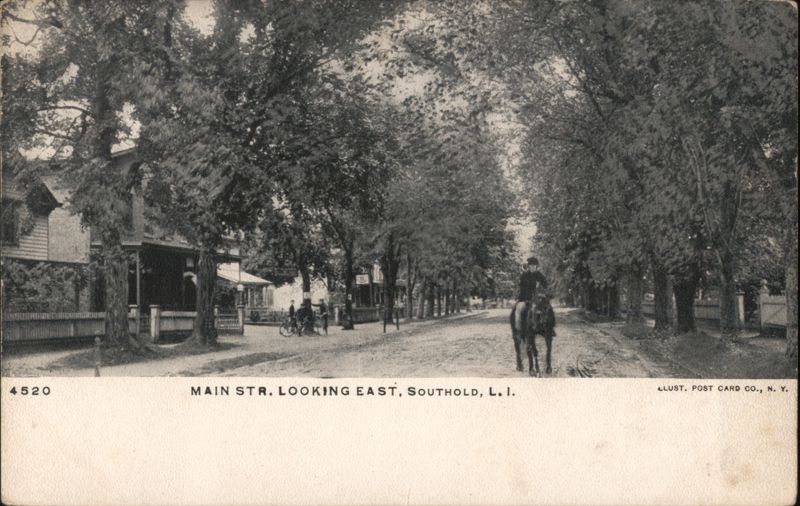 Main Street, Looking East, Southold, Long Island New York