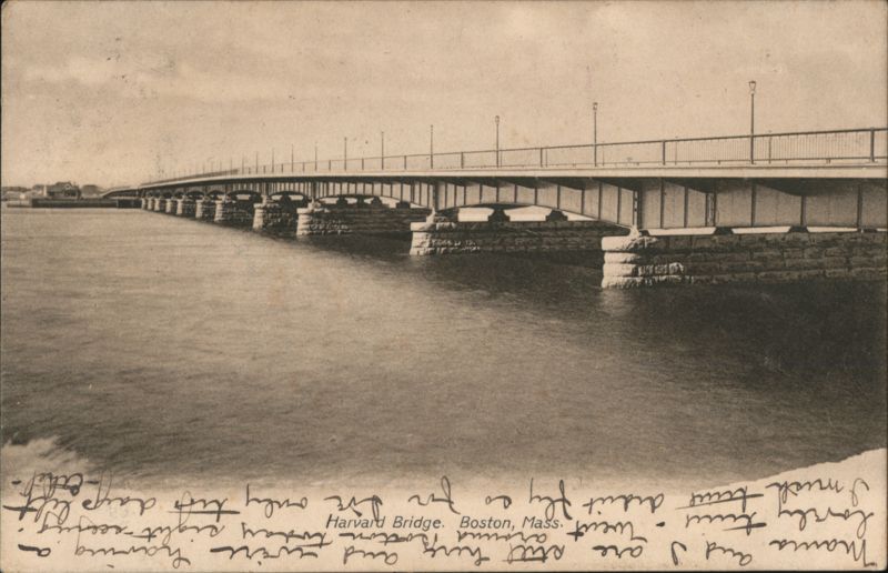 Harvard Bridge, Boston, Mass. Massachusetts