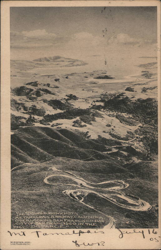 The Double Bow Knot, Mt. Tamalpais Railway, California Mill Valley