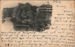 Riverton Hotel and River Postcard