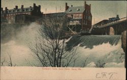Cataract Falls, Saco River, Saco, ME Postcard