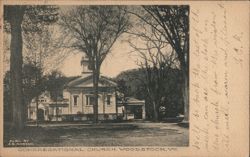 Congregational Church, Woodstock, VT Postcard
