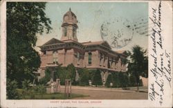 Wasco County Courthouse, The Dalles, Oregon Postcard