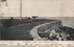 Seaside Park, Spanish Cannon, Bridgeport, CT Postcard