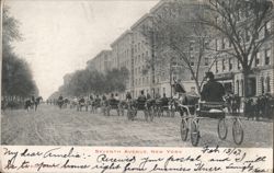 Seventh Avenue, New York Postcard