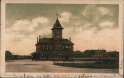Concord Depot, Nashua, NH Postcard