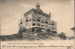 Mt. Tom Summit House, Holyoke, Mass. Postcard