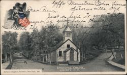Episcopal Chapel, Liberty, NY Postcard