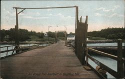 Toll Bridge from Southport to Boothbay, ME Postcard