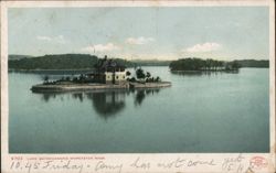 Lake Quinsigamond, Worcester, Mass. Postcard