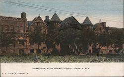 Dormitory, State Normal School, Kearney, NEB Postcard