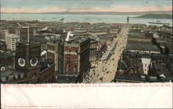 1906 SF Earthquake Market St Call Bldg Ruins UB Postcard Postcard