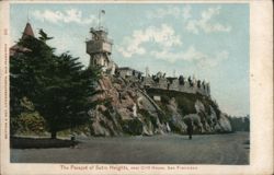 The Parapet of Sutro Heights, near Cliff House Postcard