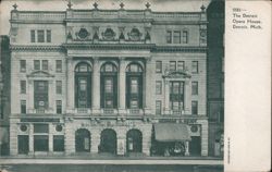Detroit Opera House, Detroit, Michigan Postcard