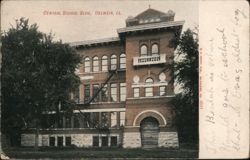 Central School Building, Oelwein, IA Postcard