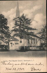 First Baptist Church, Greenport, Long Island, NY Postcard