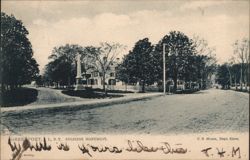 Soldiers Monument, Greenport, NY Postcard