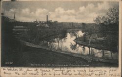 River Bend, Chicopee Falls, MA Postcard