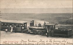 The Sconset Train, Nantucket Island, MA Postcard