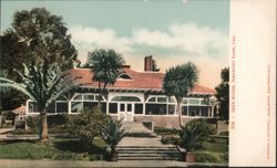 View of Club House, Piedmont Park Postcard