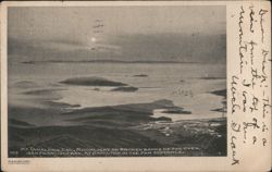 Moonlight on Broken Banks of Fog over San Francisco Bay Postcard