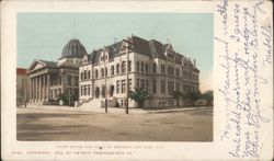 Court House and Hall of Records, San Jose, CA Postcard