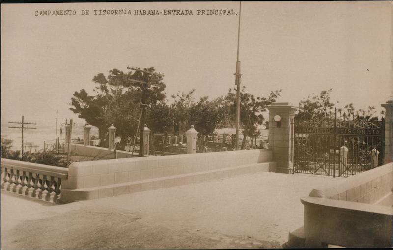 Main Entrance of the Cuban Refugee Detention Camp of Triscornia Havana