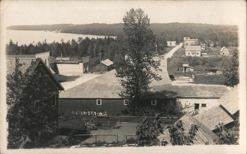 Birds-Eye View Sister Bay Wisconsin