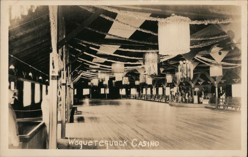 Interior of Wequetequock Casino Stonington Connecticut