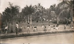 Children Playing on Halai Tract Original Photograph