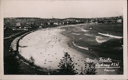 Bondi Beach Sydney, Australia Postcard Postcard Postcard